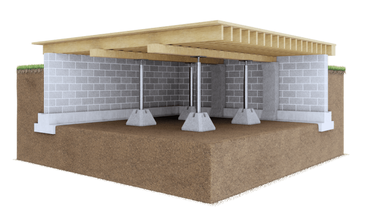 Crawl Space Stabilizer - Lux Foundation Solutions