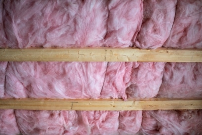 An image of a tightly woven Fiberglass insulation, a good type of product for crawl space insulation in Gainesville, VA.