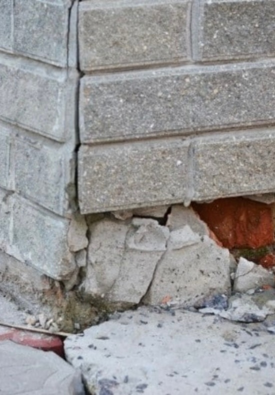 Chipping Concrete Signs of Foundation Problems