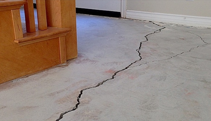 Cracks in Basement Floor