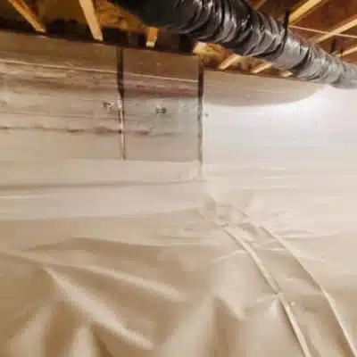 Installation of crawl space insulation in Berryville, VA, a solution to address issues that cause high electric bills.