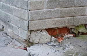 A crumbling concrete edges, a clear indication of chipping concrete in Manassas, VA
