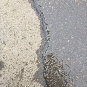 A visible effects of freeze and thaw cycles in the foundation, as the cause of chipping concrete in Southbridge, VA