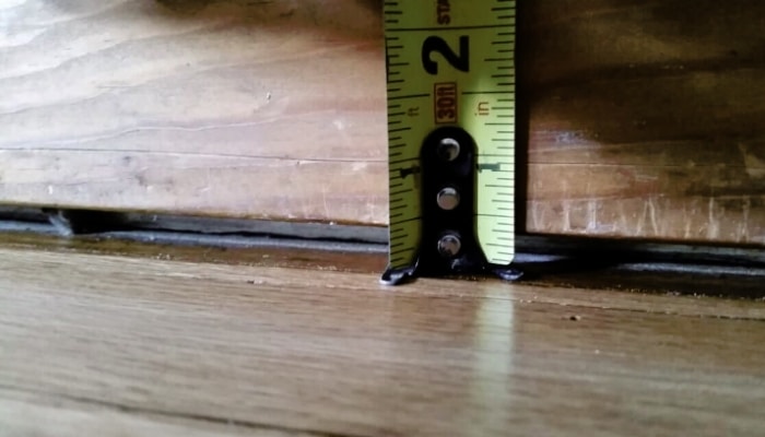 Gap Between Floor And Wall