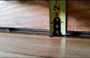 Gaps in walls, a sign of structural cracks in concrete walls in Flint Hill, VA