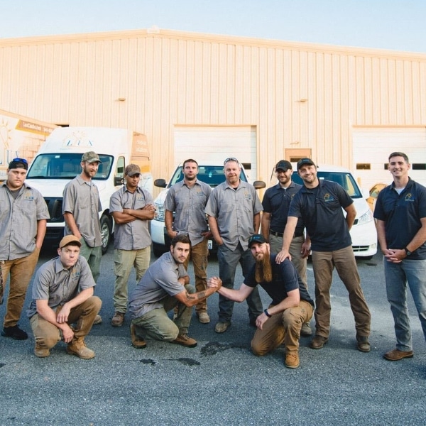 LUX Foundation Solutions team, a local foundation repair company in Northern VA.