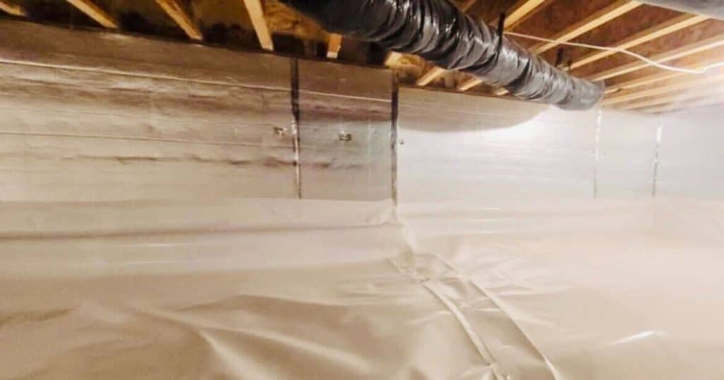 Eliminates drafts in crawl space, Front Royal, VA