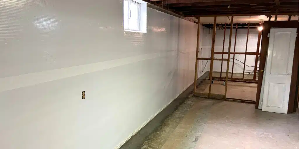 A waterproof home from a professional basement waterproofing contractor showing the results of expert services.