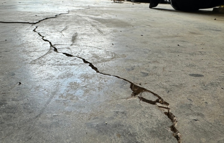Cracked Garage Floor