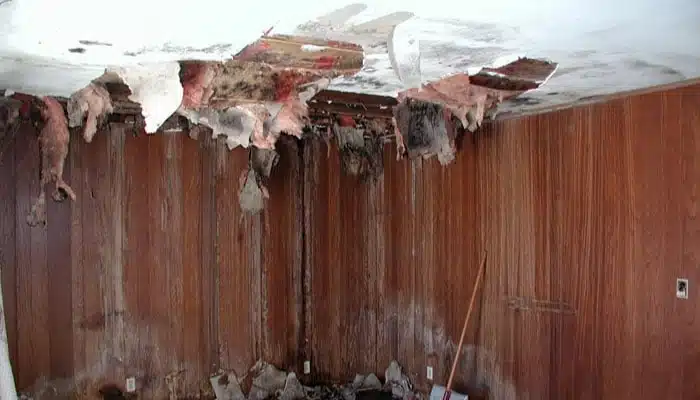Musty smell in basement in Front Royal, VA, caused by excess moisture, indicating mold growth and the need for basement waterproofing.