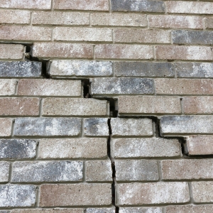 Cracks in a home’s foundation with water seepage, causes of basement flooding in Stephens City, VA.