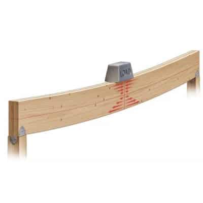 Illustration of a main beam replacement, a crawl space wood rotting solution in Front Royal, VA.