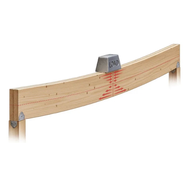 Illustration of a replaced crawl space main beam restoring floor support, a crawl space repair solution in Brambleton, VA.