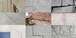 foundation crack examples — 10 types found in Northern Virginia homes