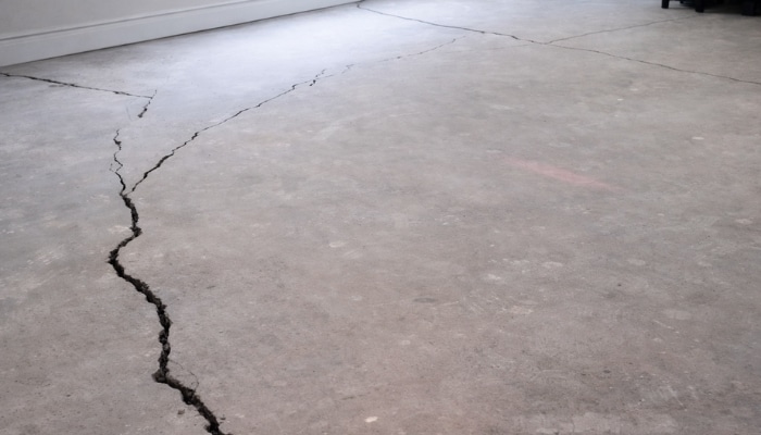 Cracks in Basement Floor